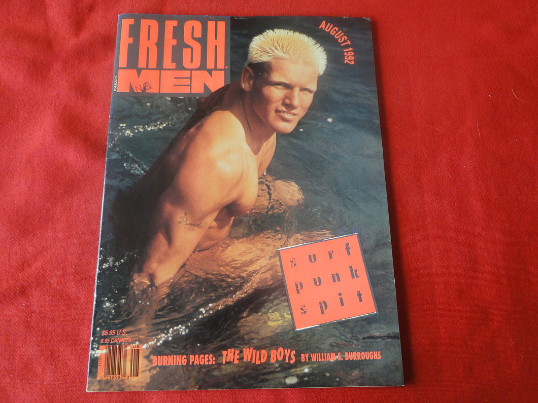 Vintage Adult Erotic Sexy Magazine Gay Interest Freshmen August 1992      JB26