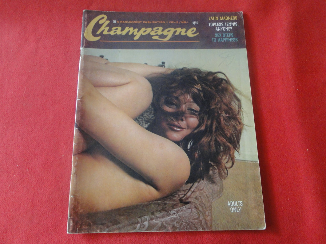 Vintage Nude Erotic Sexy Adult Magazine Parliament Champagne 1967       P85