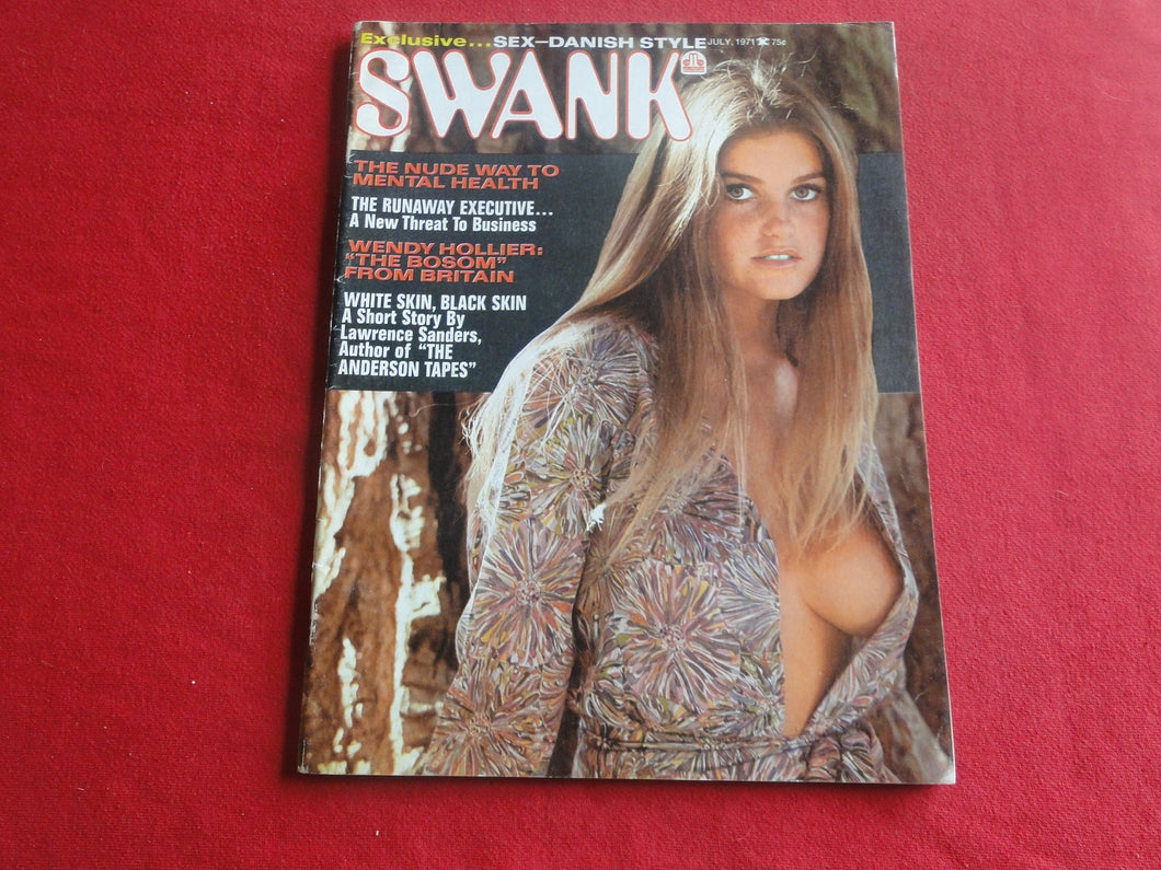 Vintage Nude Erotic Sexy Adult Magazine Swank July 1971        JB8
