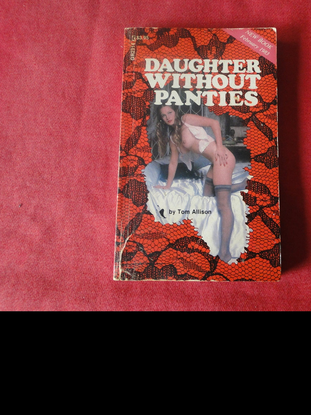 Vintage Erotic Adult Paperback Book/Novel Daughter Without Panties Greenleaf TORN COVER  PB3