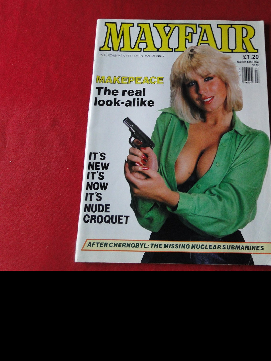 Vintage Nude Erotic Sexy Adult Magazine Mayfair                P84