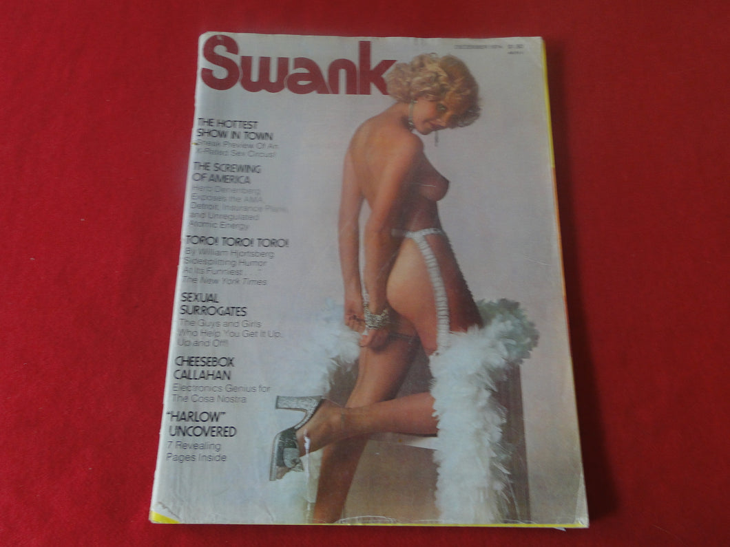 Vintage Nude Erotic Sexy Adult Magazine  Swank December 1974      JB51