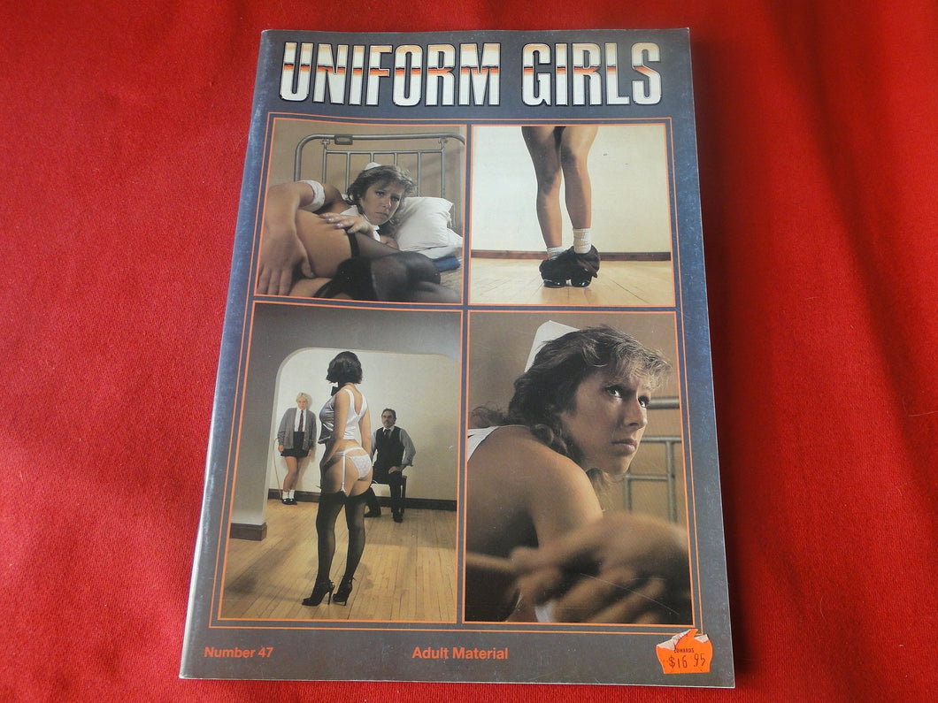 Vintage Nude Erotic Sexy Adult Magazine Fetish BDSM Uniform Girls 47      JB19