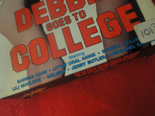 Load image into Gallery viewer, Vintage Adult XXX VHS Porn Tape X-Rated Debbie Goes To College Barbra Dare  X2k
