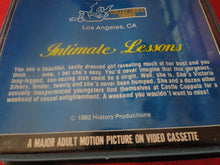 Load image into Gallery viewer, Vintage Adult XXX VHS Porn Tape X-Rated Intimate Lessons         X2l
