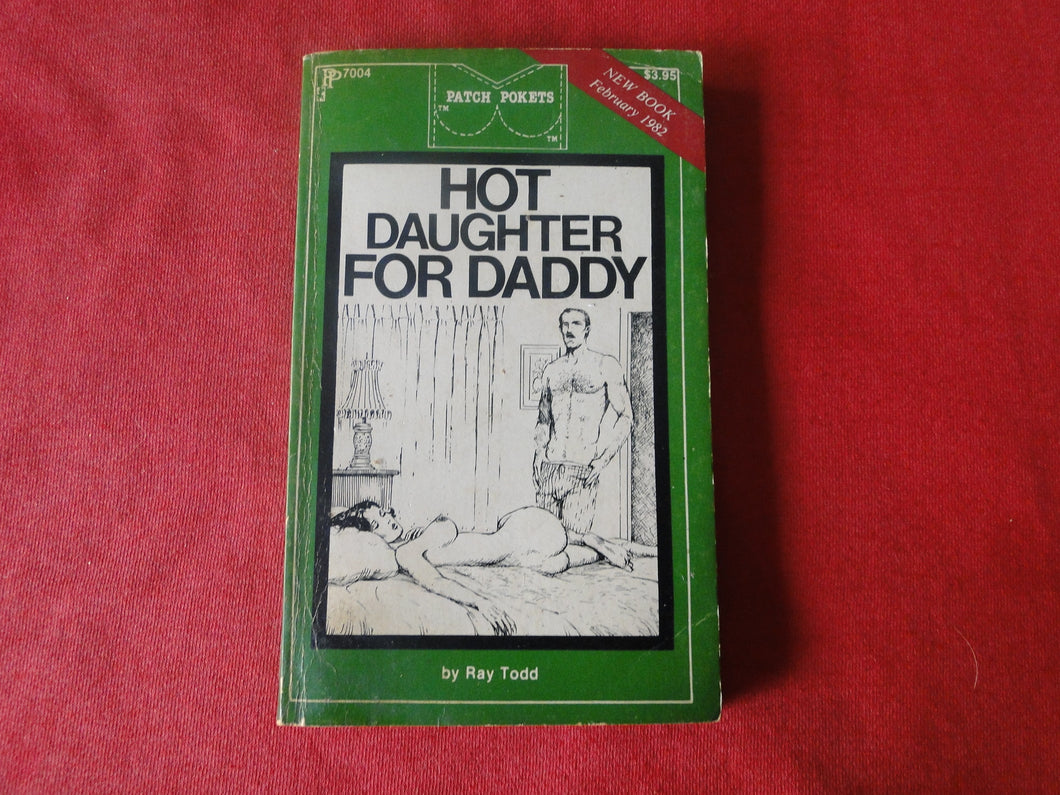 Vintage Erotic Adult Paperback Book/Novel Hot Daughter For Daddy Patch Pokets ROUGH  PB3