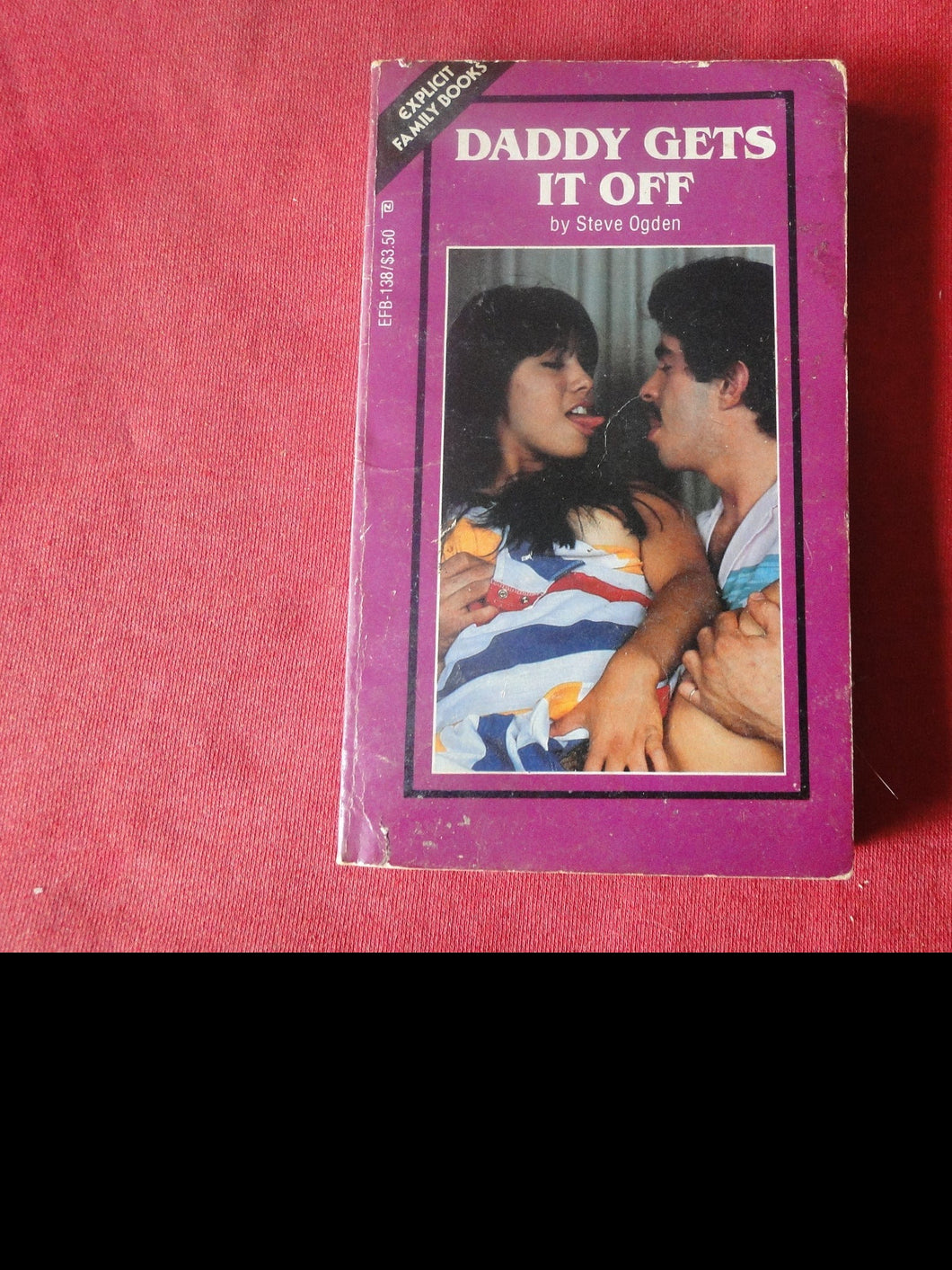 Vintage Erotic Adult Paperback Book/Novel Daddy Gets It Off ROUGH         PB3