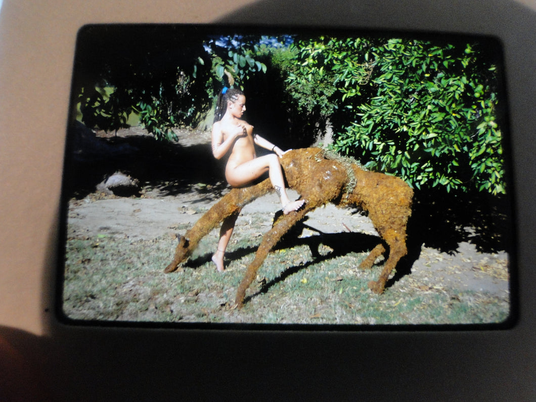 Vintage NUDE Woman Model 35mm Slide/Transparency   Z26q