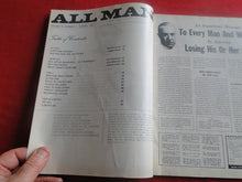 Load image into Gallery viewer, Vintage Nude Erotic Sexy Adult Magazine All Man August 1972 Uschi       JB8
