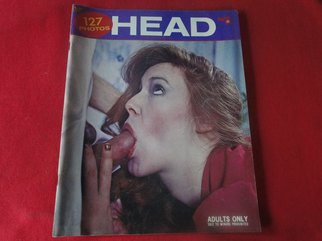 Vintage Nude Erotic Sexy Adult Magazine Head          JB58