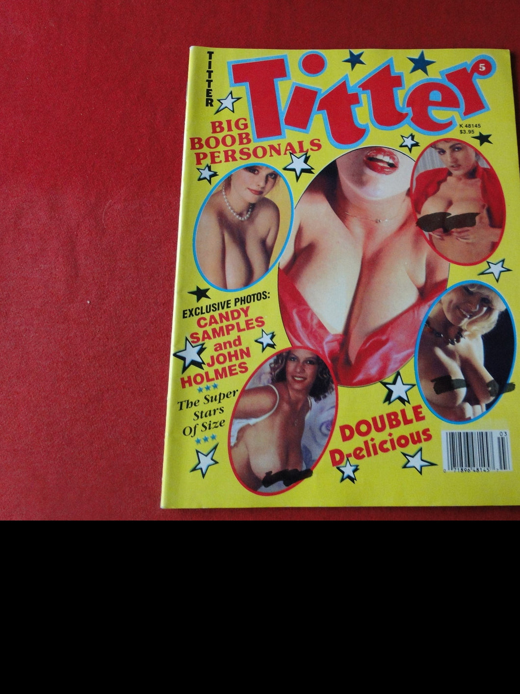 Vintage Nude Erotic Sexy Adult Magazine Titter March 1988        P84