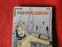 Load image into Gallery viewer, Vintage Nude Erotic Sexy Adult Paperback Book/Novel Painful Lesson 1980      X12
