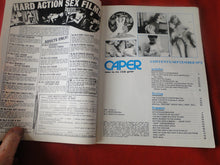 Load image into Gallery viewer, Vintage Nude Erotic Sexy Adult Magazine Caper September 1972 Uschi Digard    JB2
