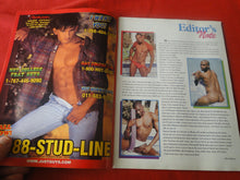 Load image into Gallery viewer, Vintage Adult Erotic Sexy Magazine Gay Interest Black Inches September 1998       K
