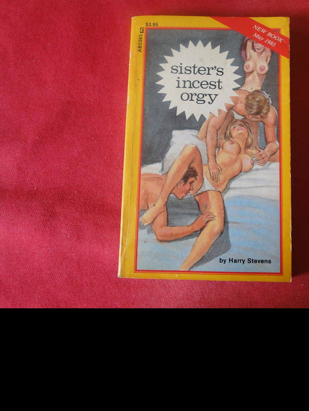 Vintage Erotic Adult Paperback Book/Novel Sister's Incest Orgy ROUGH PB3