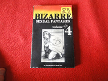 Load image into Gallery viewer, Vintage Nude Erotic Sexy Adult Paperback Book/Novel Bizarre Sexual Fantasies #4 1979  X12

