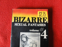 Load image into Gallery viewer, Vintage Nude Erotic Sexy Adult Paperback Book/Novel Bizarre Sexual Fantasies #4 1979  X12
