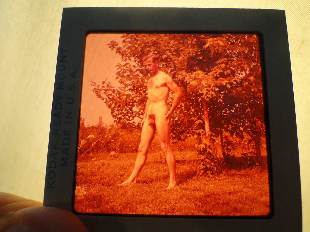 Vintage 1960s Nude Gay Slide MIchigan Artist Mizer Protege  GS6