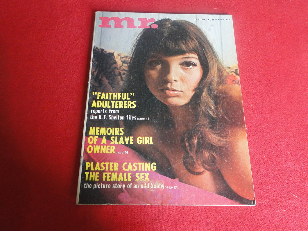 Vintage Nude Erotic Sexy Adult Magazine Mr. January 1973         JB9