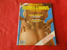 Load image into Gallery viewer, Vintage Nude Erotic Sexy Adult Magazine Velvet's Boobs &amp; Buns Bonanza #1 1979 Lisa Deleeuw  JB18
