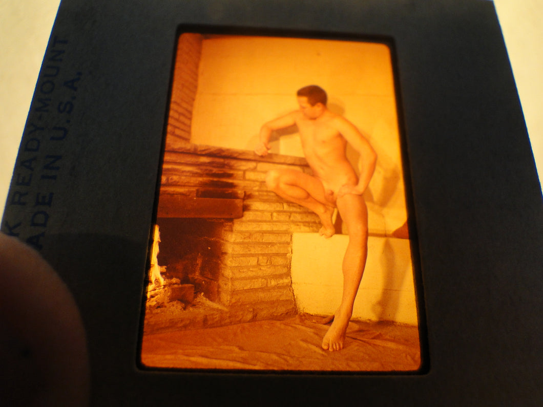 Vintage 1960s Nude Gay Slide MIchigan Artist Mizer Protege  GS15