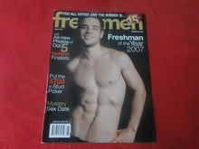 Load image into Gallery viewer, Vintage Adult Erotic Sexy Magazine Gay Interest Freshmen June 2007      P80
