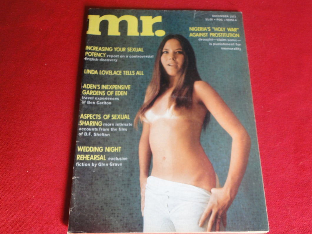 Vintage Nude Erotic Sexy Adult Magazine Mr. December 1973          JB9