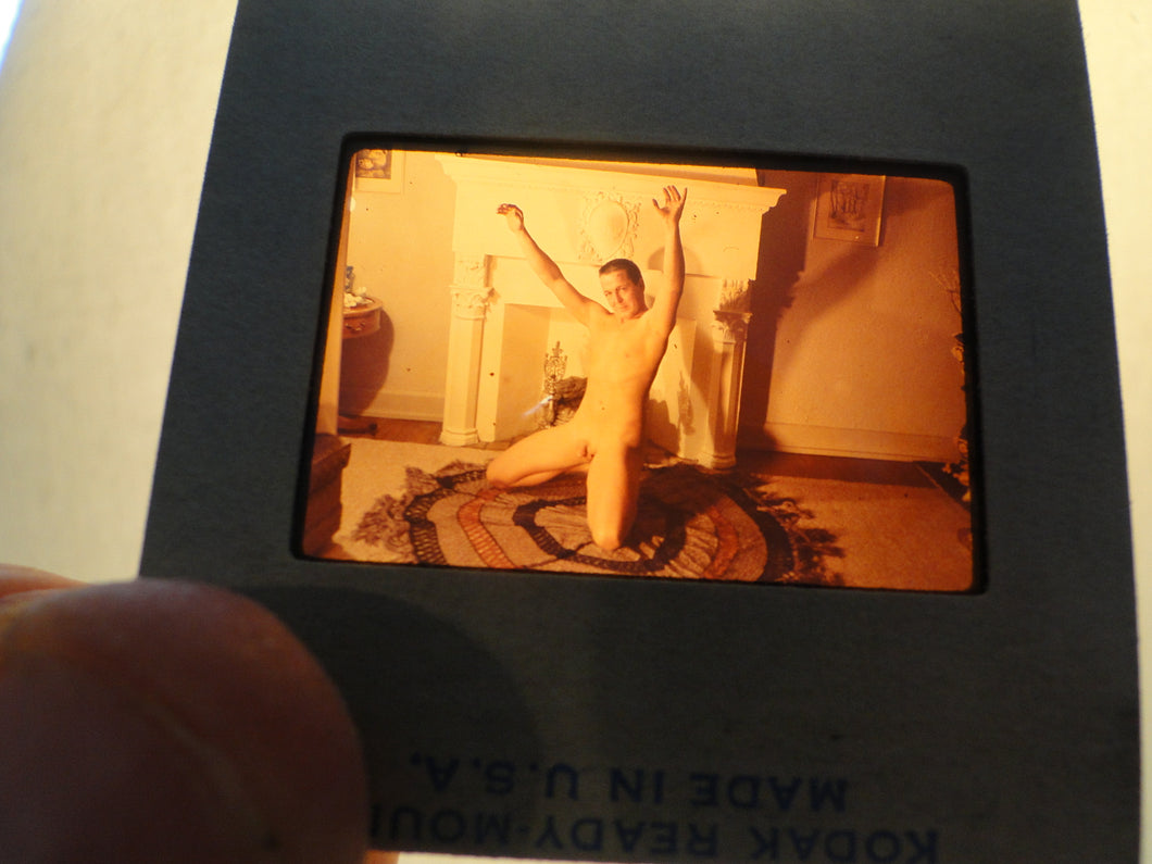 Vintage 1960s Nude Gay Slide MIchigan Artist Mizer Protege  GS22