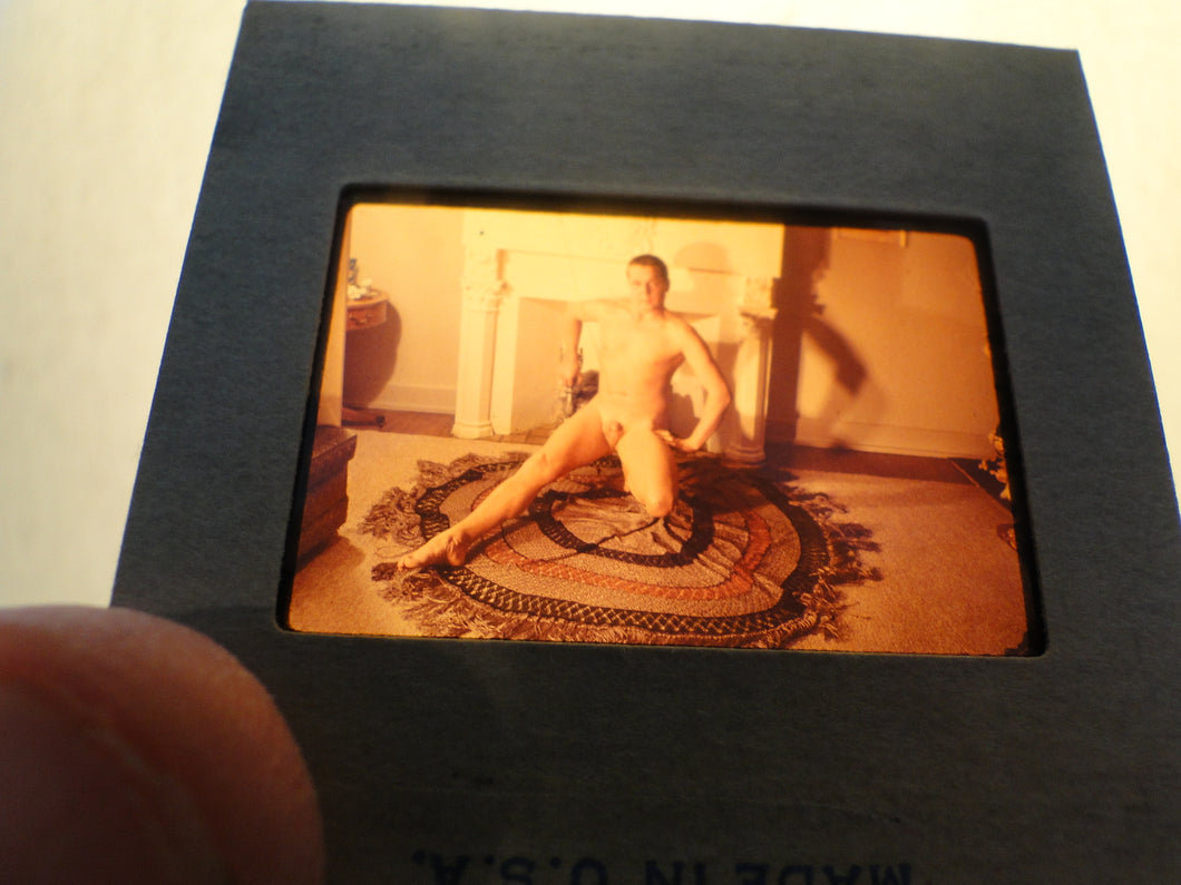 Vintage 1960s Nude Gay Slide MIchigan Artist Mizer Protege  GS23