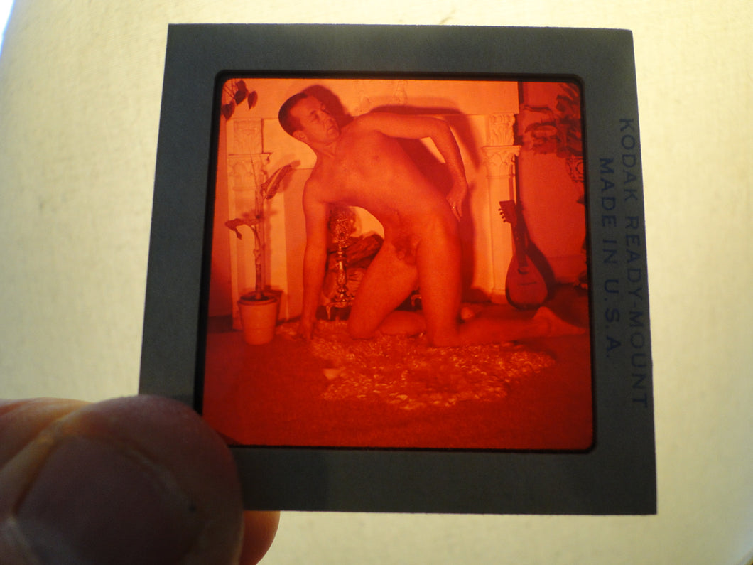 Vintage 1960s Nude Gay Slide MIchigan Artist Mizer Protege  GS24