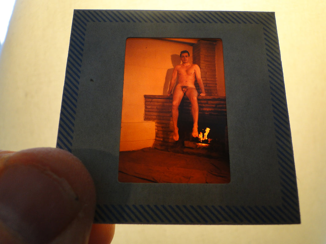 Vintage 1960s Nude Gay Slide MIchigan Artist Mizer Protege  GS25