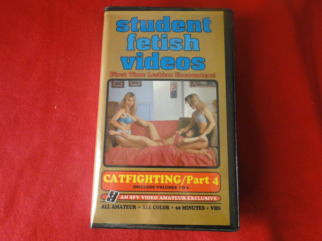 Vintage Adult XXX VHS Porn Tape Movie Student Fetish Videos Catfighting Part 4    X18