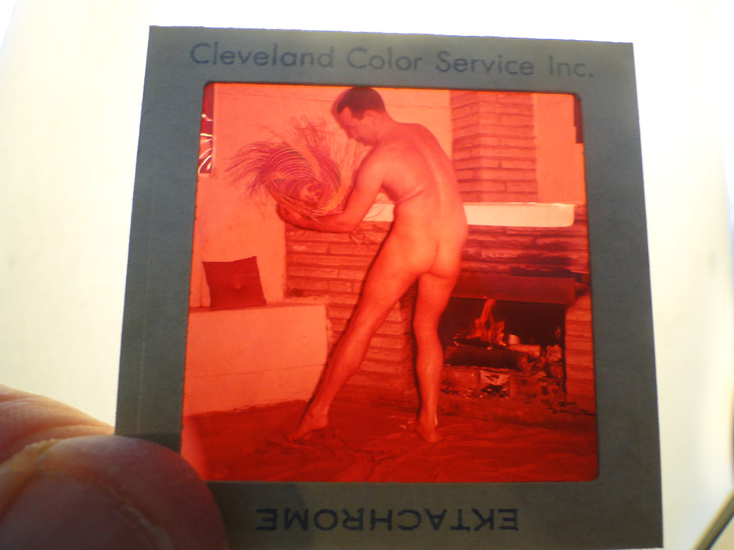 Vintage 1960s Nude Gay Slide MIchigan Artist Mizer Protege  GS28