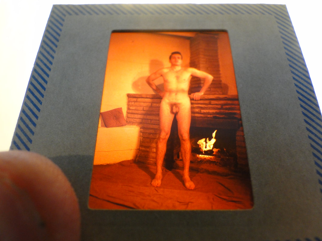 Vintage 1960s Nude Gay Slide MIchigan Artist Mizer Protege  GS36