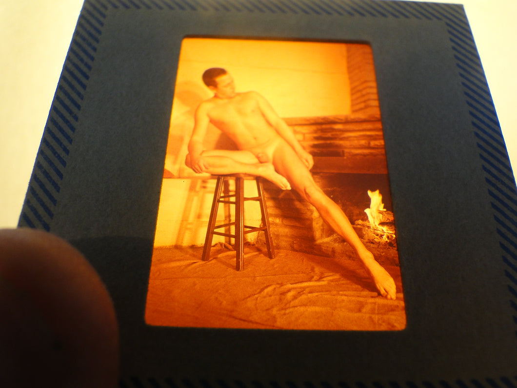 Vintage 1960s Nude Gay Slide MIchigan Artist Mizer Protege  GS37