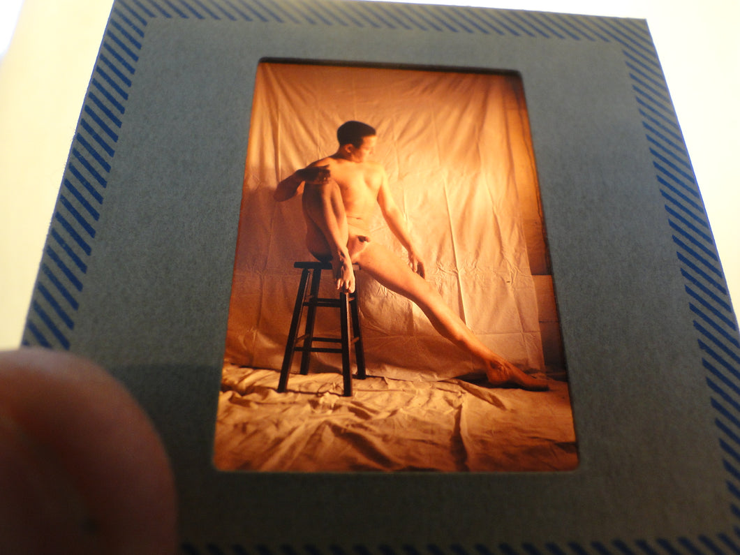 Vintage 1960s Nude Gay Slide MIchigan Artist Mizer Protege  GS39