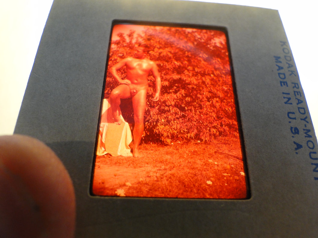 Vintage 1960s Nude Gay Slide MIchigan Artist Mizer Protege  GS43