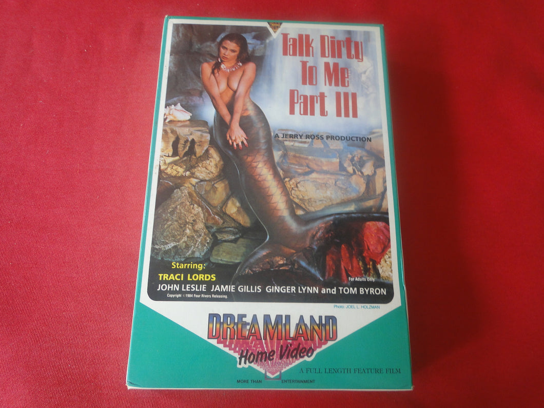 Vintage Adult XXX VHS Porn Tape Adult Video Movie Talk Dirty To Me Part III       BX