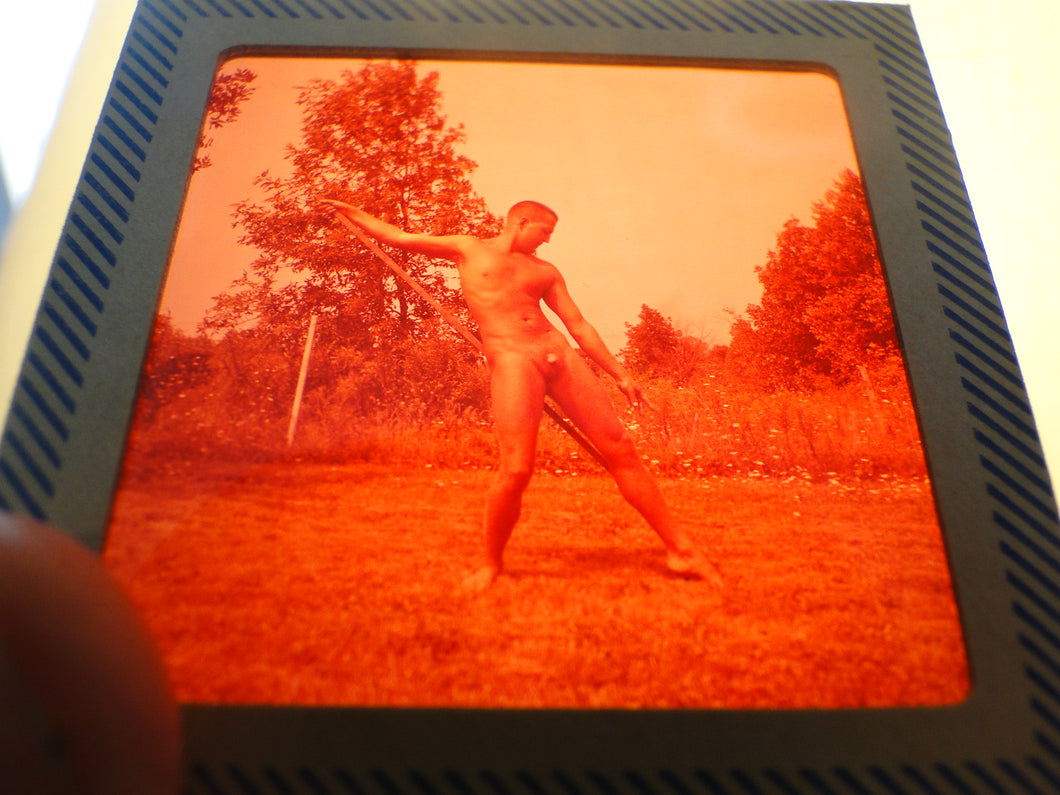 Vintage 1960s Nude Gay Slide MIchigan Artist Mizer Protege  GT6