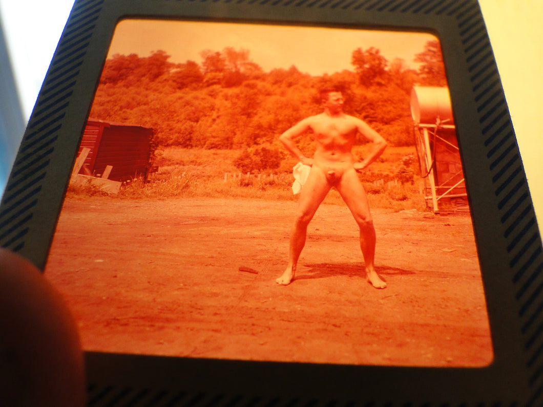 Vintage 1960s Nude Gay Slide MIchigan Artist Mizer Protege  GT7