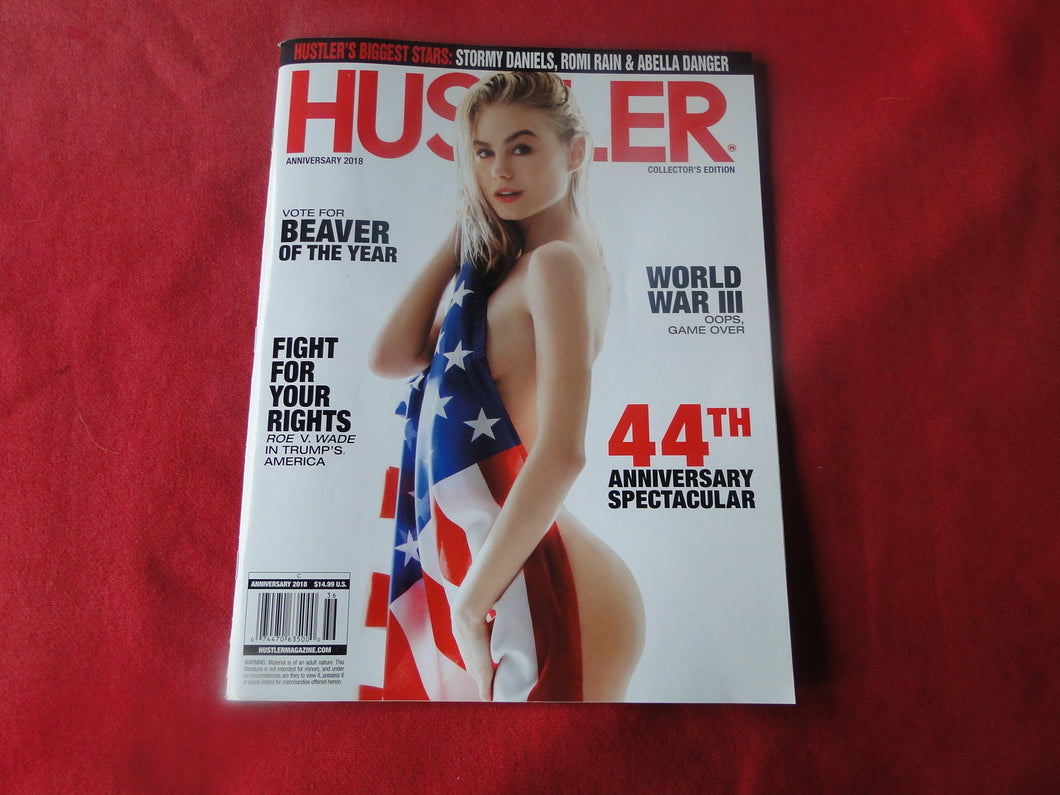 Vintage Nude Erotic Sexy Adult Magazine Hustler 2018              G5