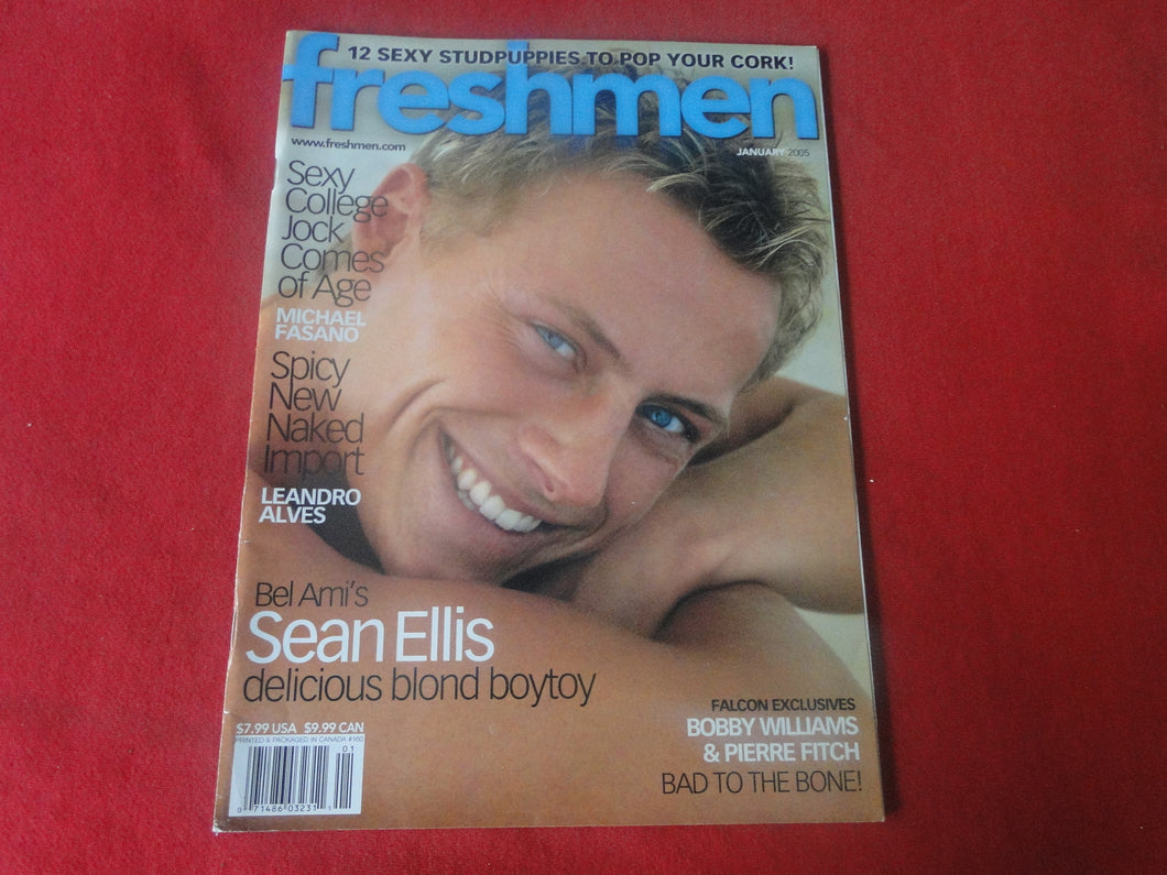 Vintage Adult Erotic Sexy Magazine Gay Interest Freshmen January 2005      JB60