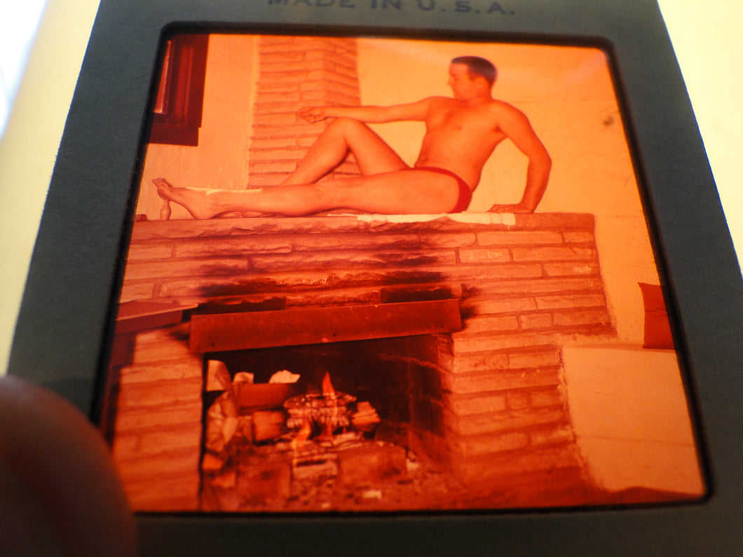 Vintage 1960s Nude Gay Slide MIchigan Artist Mizer Protege  GT12