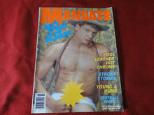 Load image into Gallery viewer, Vintage Adult Erotic Sexy Magazine Gay Interest Mandate November 1988      P83
