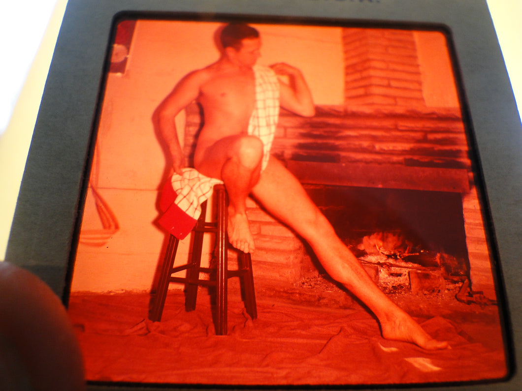 Vintage 1960s Nude Gay Slide MIchigan Artist Mizer Protege  GT15