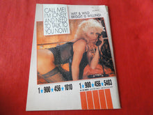 Load image into Gallery viewer, Vintage Nude Erotic Sexy Adult Magazine Double DD'S July 1991 Roberta Pedon     57
