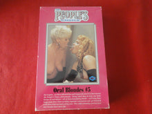 Load image into Gallery viewer, Vintage Adult XXX VHS Porn Tape X-Rated Movie The People's Choice Oral Blondes #5  X4

