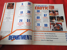 Load image into Gallery viewer, Vintage Nude Erotic Sexy Adult Magazine Velvet's Erotic Film Guide June 1982     G4
