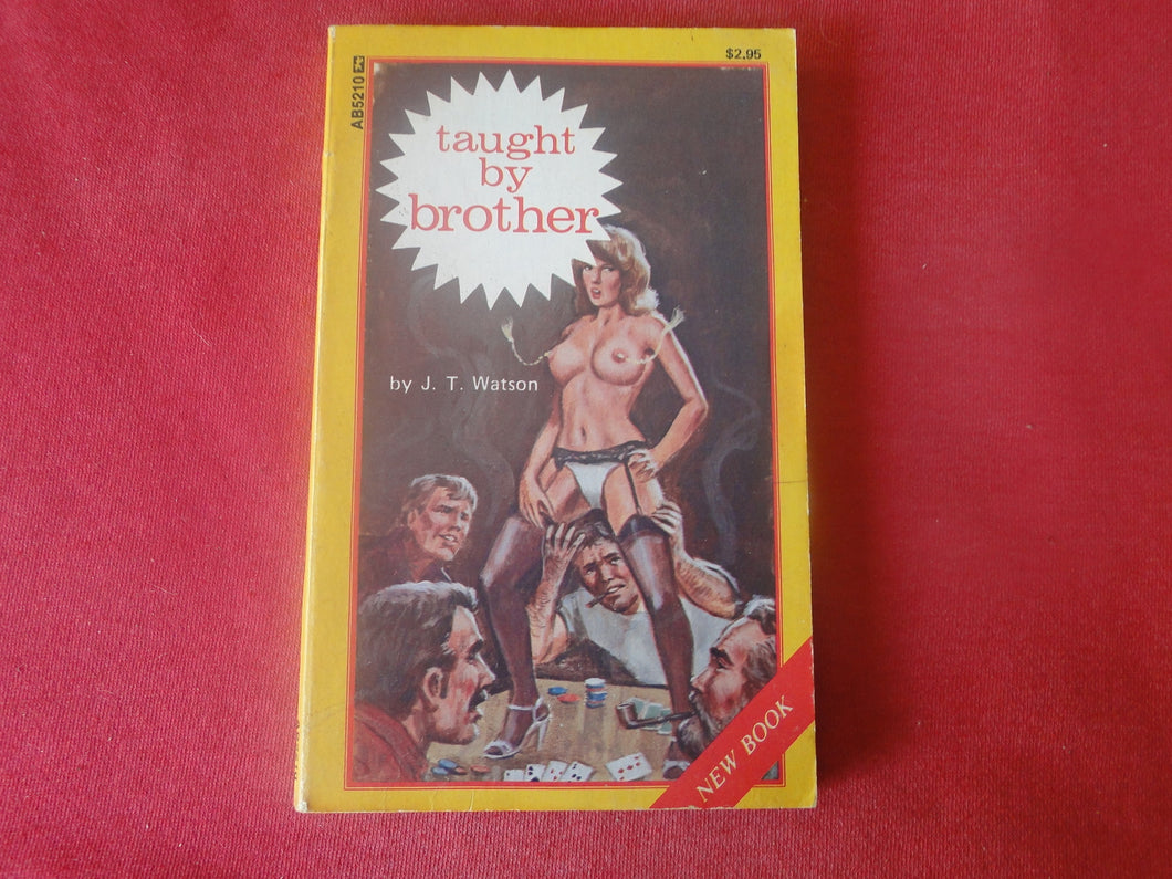 Vintage Adult Paperback Novel/Book Taught By Brother ROUGH         PB5