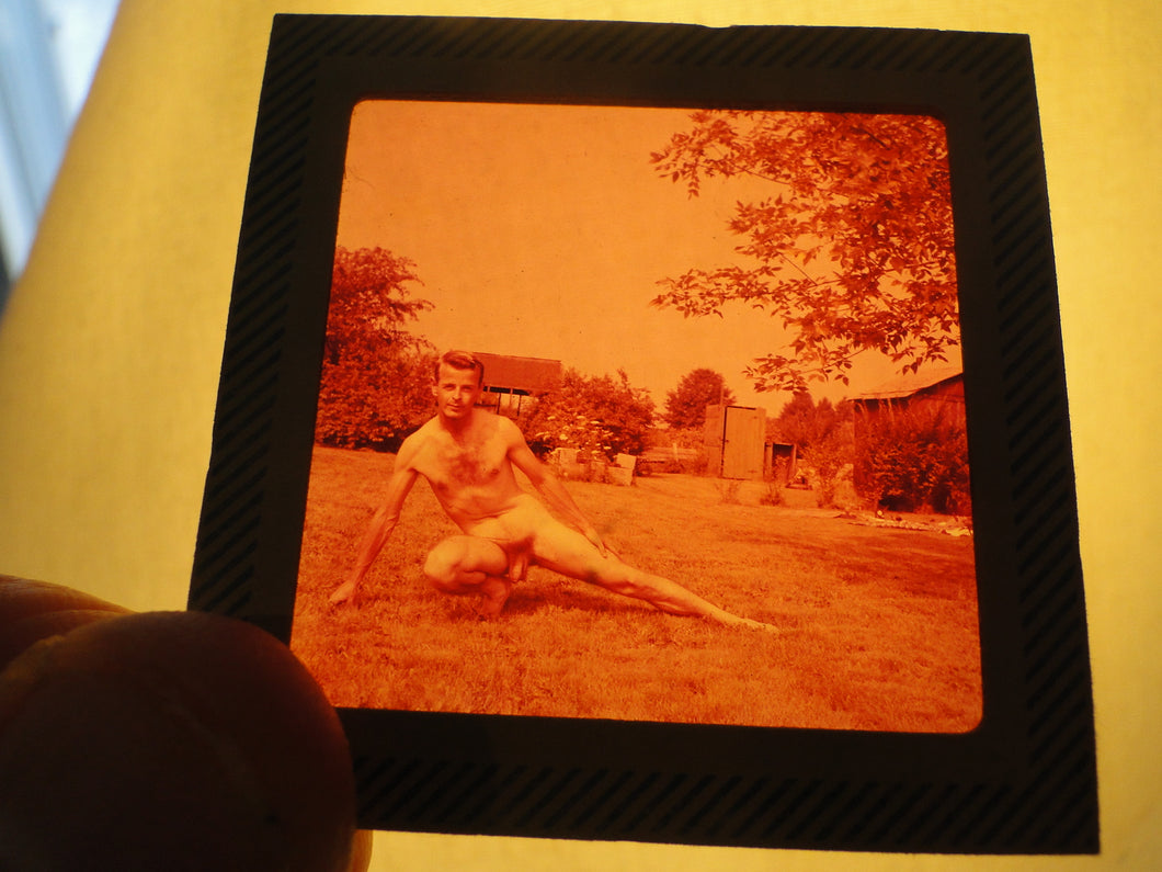 Vintage 1960s Nude Gay Slide MIchigan Artist Mizer Protege  GT25